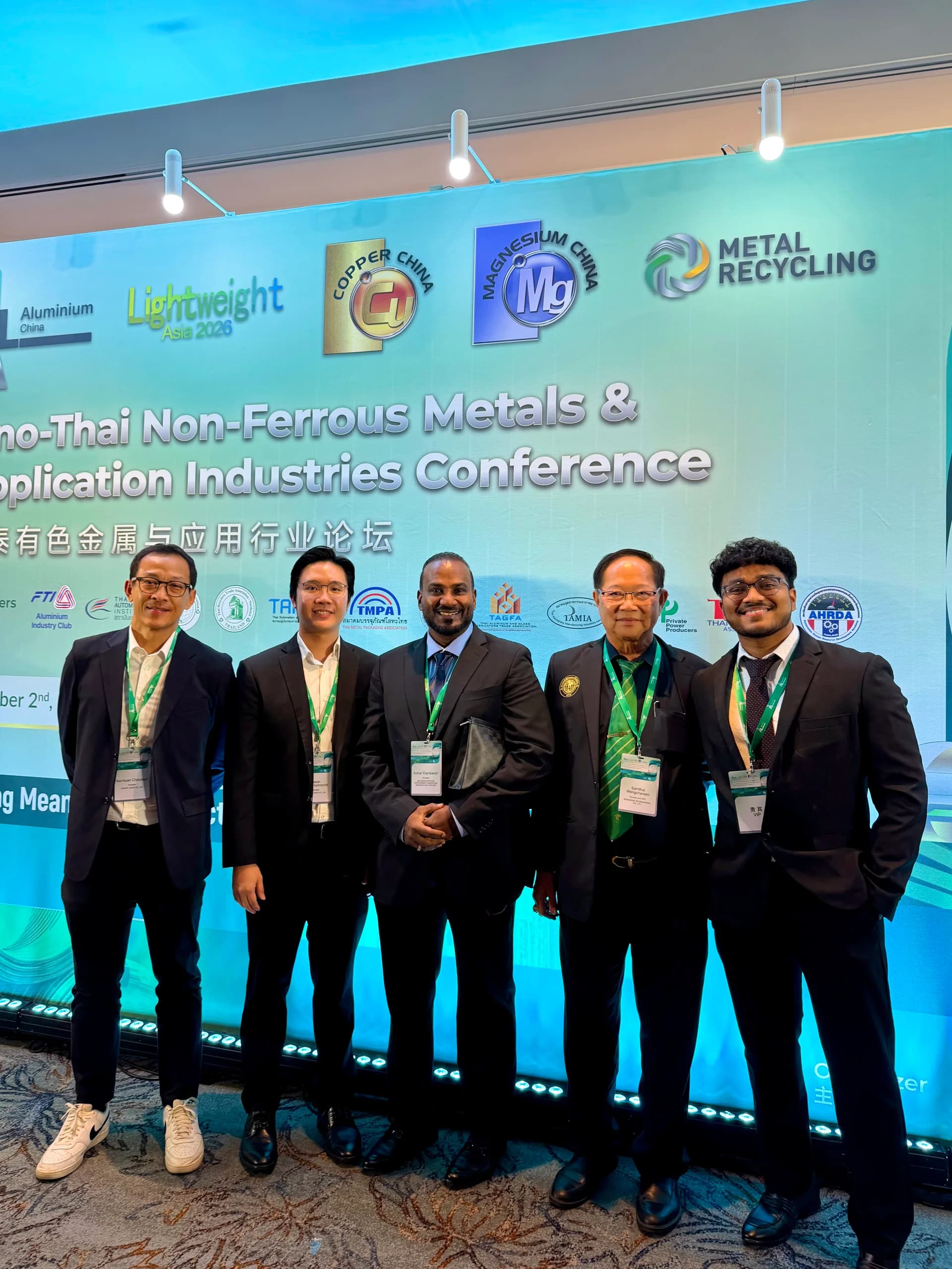 PERKESA leadership representing Malaysia at an international metals industry conference