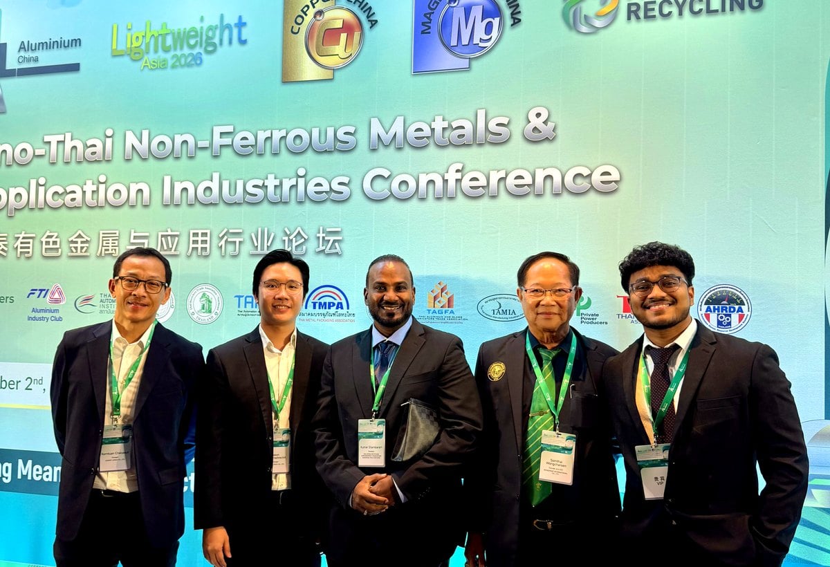 Representing Malaysia at the Sino-Thai Metals Conference
